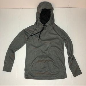 Grey fleece lined hoodie size xsmall